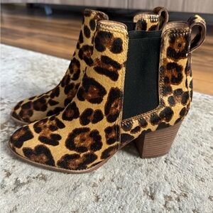 Animal print Madewell boots. Only worn at home for trying. Size 7.